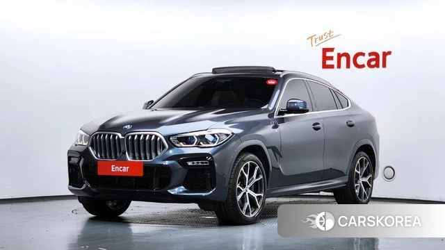 BMW X6 (G06) 2021 Серый из Кореи