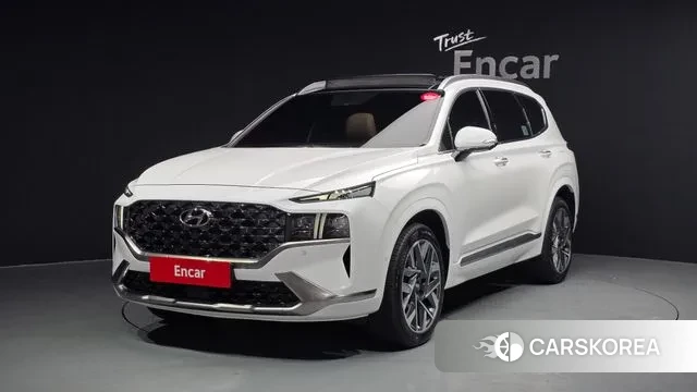 Hyundai The New Santa Fe 2022 Белый из Кореи