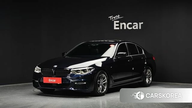 BMW 5 Series (G30) 2018 Черный из Кореи