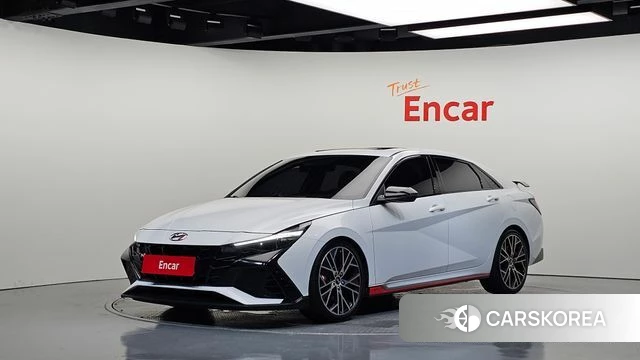Hyundai Avante (CN7) 2022 Белый из Кореи