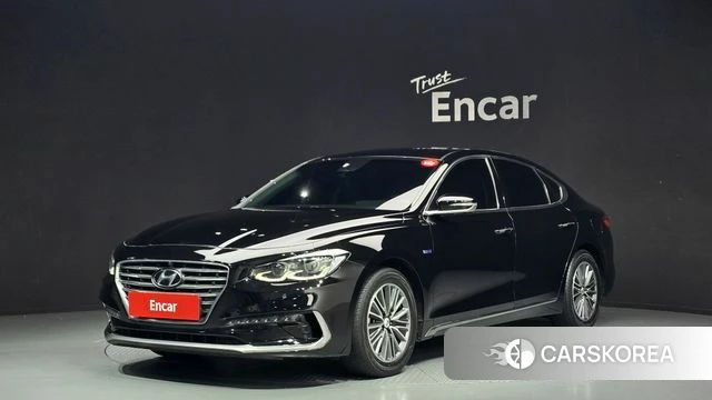 Hyundai Grandeur IG Hybrid 2018 Черный из Кореи