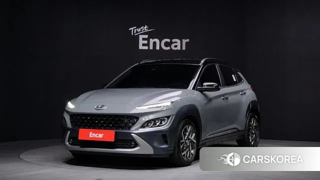 Hyundai The New Kona Hybrid 2021 Черный двухцветный из Кореи
