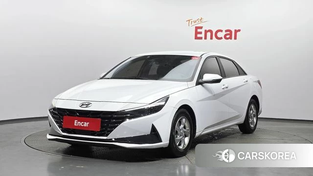 Hyundai Avante (CN7) 2022 Белый из Кореи
