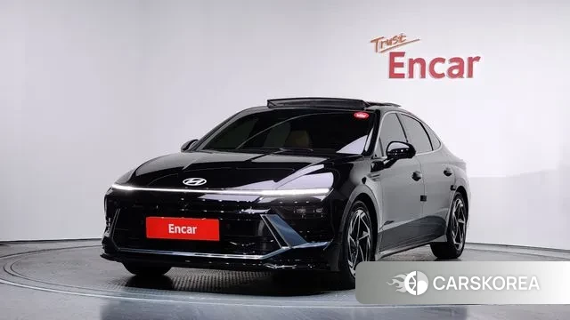 Hyundai Sonata D Edge (DN8) 2024 Черный из Кореи