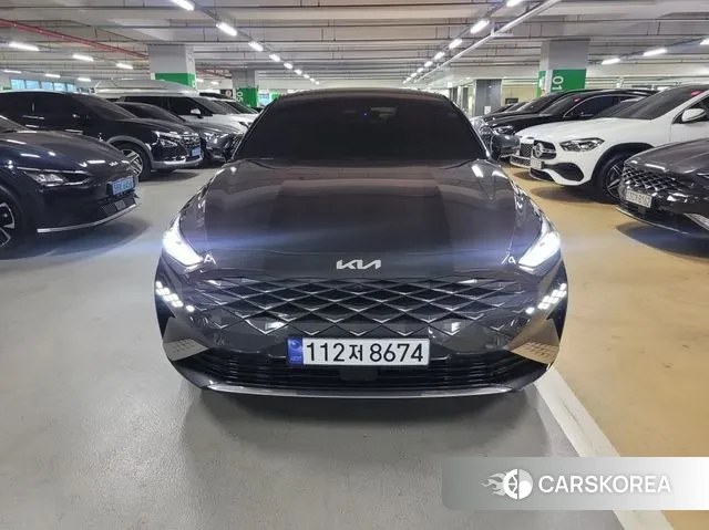 Kia K8 Hybrid 2023 Серый из Кореи