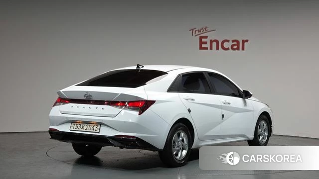 Hyundai Avante (CN7) 2020 Белый из Кореи