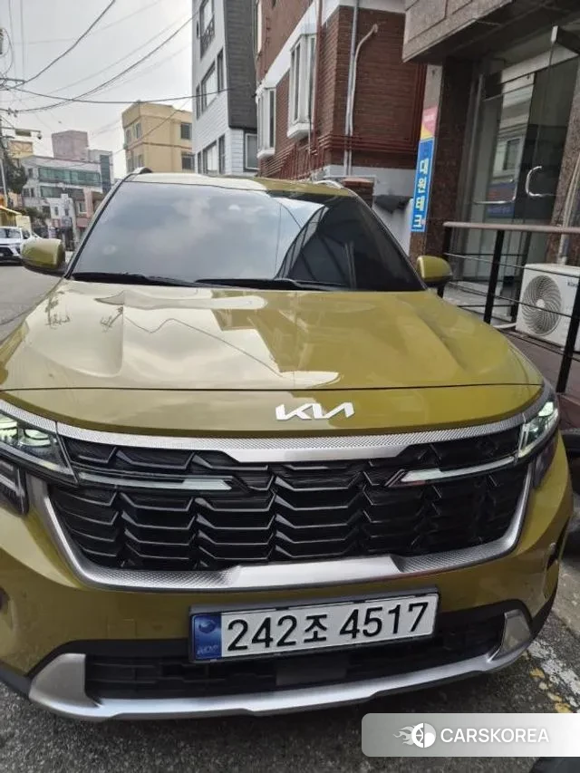 Kia The New Seltos 2024 Желтый из Кореи