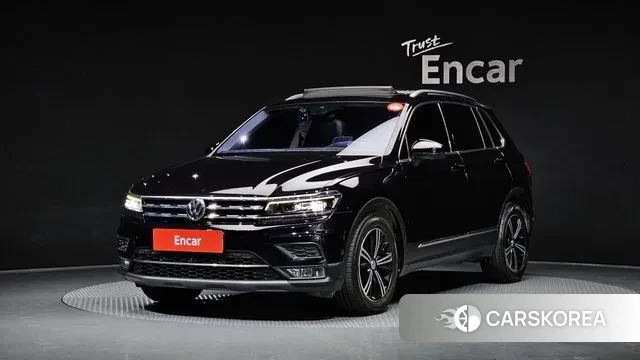 Volkswagen Tiguan second Generation 2018 Черный из Кореи