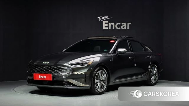 Kia K8 Hybrid 2023 Серый из Кореи