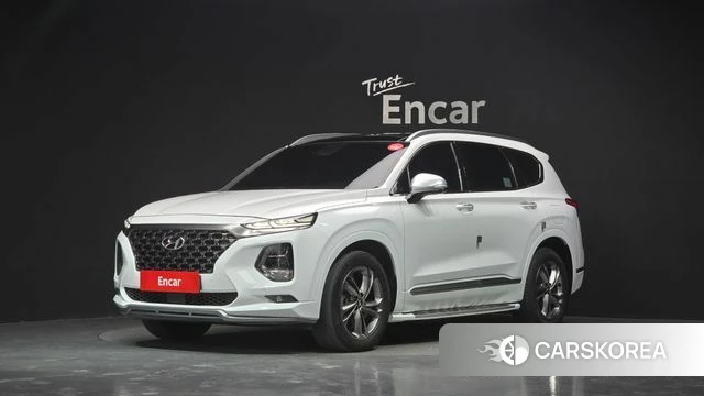 Hyundai Santa Fe TM 2019 Белый из Кореи