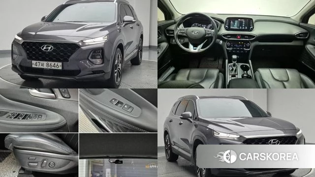 Hyundai Santa Fe TM 2018 Серый из Кореи