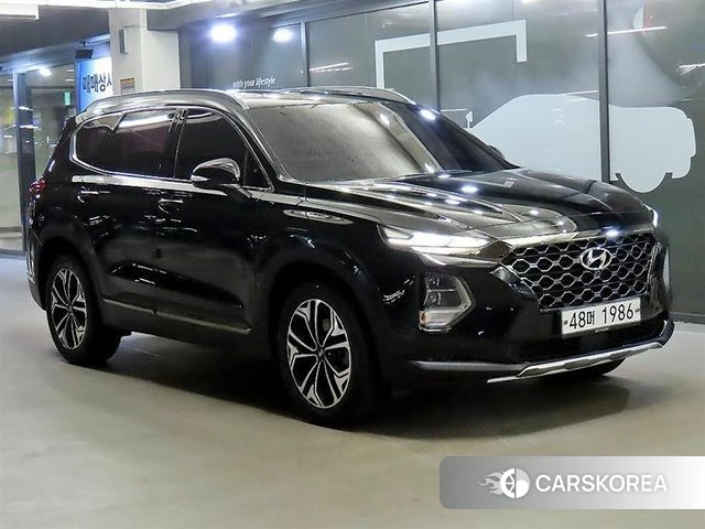 Hyundai Santa Fe TM 2018 Черный из Кореи