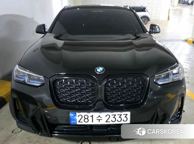 BMW X4 (G02) 2022 Черный из Кореи