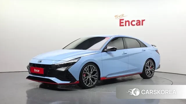 Hyundai Avante (CN7) 2022 Небесно-голубой из Кореи