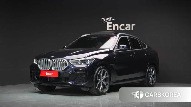 BMW X6 (G06) 2023 Черный из Кореи
