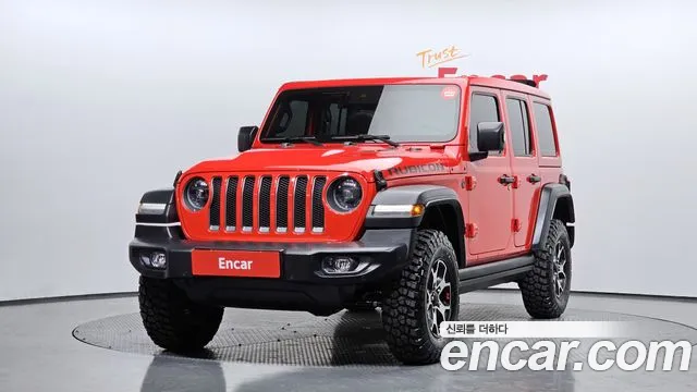 Jeep Wrangler (JL) 2023 Красный из Кореи
