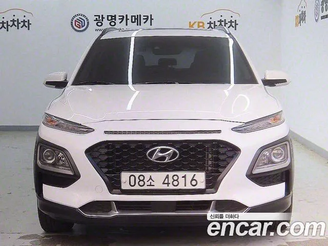 Hyundai Kona 2019 Белый из Кореи