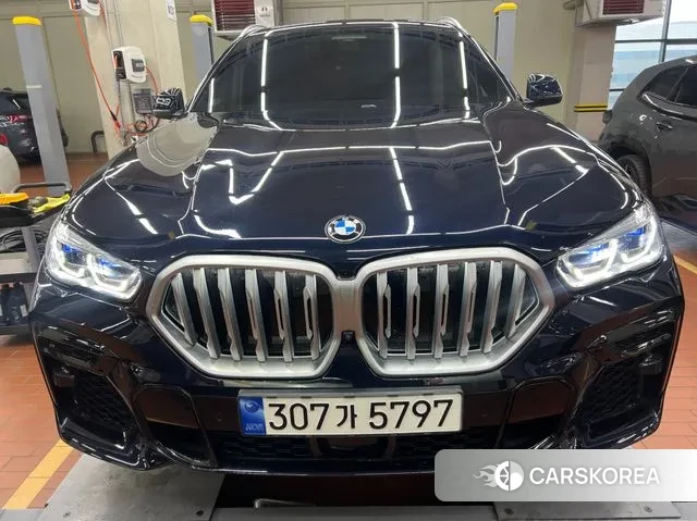 BMW X6 (G06) 2023 Синий из Кореи