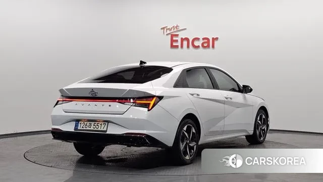 Hyundai Avante (CN7) 2020 Белый из Кореи