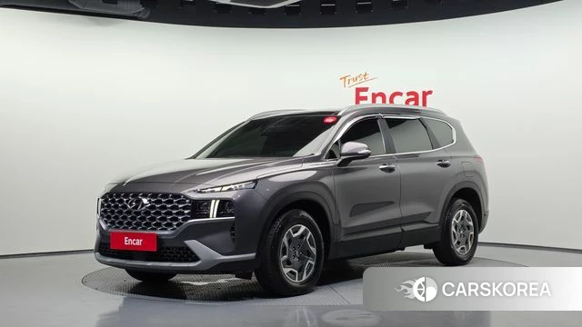 Hyundai The New Santa Fe 2021 Серый из Кореи