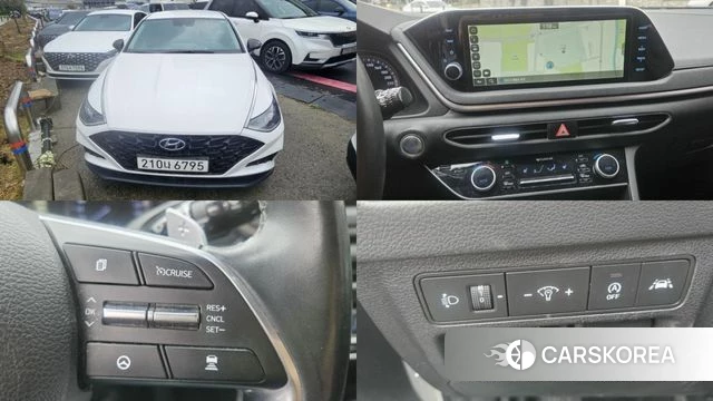 Hyundai Sonata (DN8) 2022 Белый из Кореи