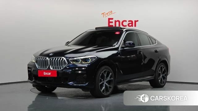 BMW X6 (G06) 2022 Черный из Кореи