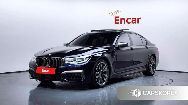 BMW 7 Series (G11) 2018 Черный из Кореи