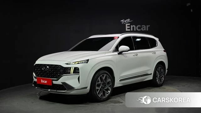 Hyundai The New Santa Fe 2022 Белый из Кореи