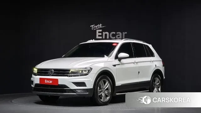 Volkswagen Tiguan second Generation 2018 Белый из Кореи