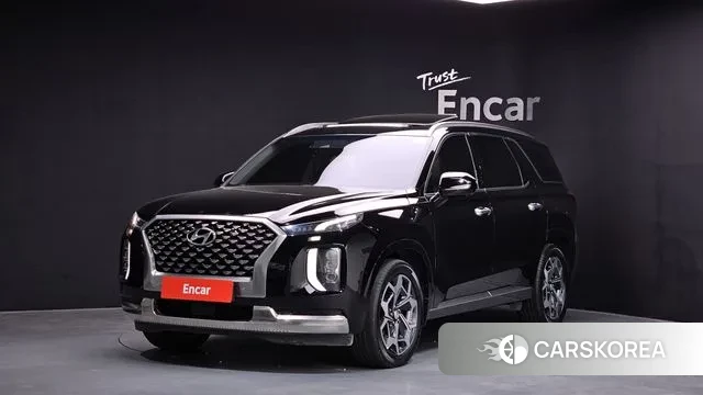 Hyundai Palisade 2022 Черный из Кореи