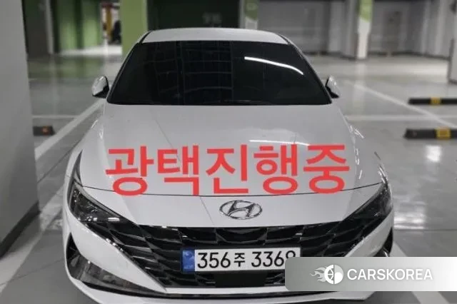 Hyundai Avante (CN7) 2020 Белый из Кореи