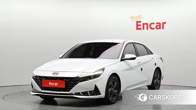 Hyundai Avante (CN7) 2022 Белый из Кореи