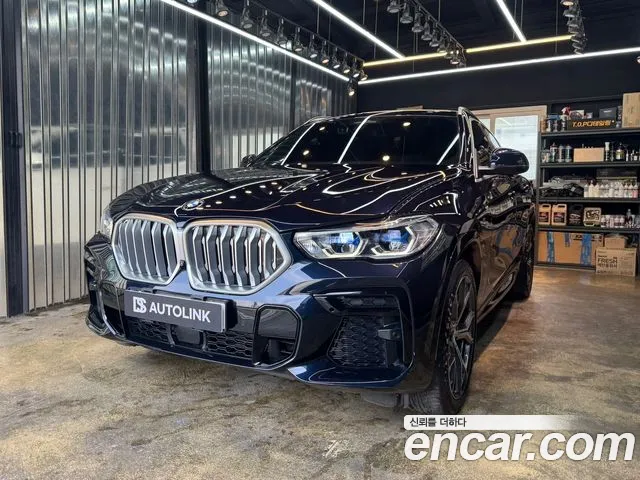 BMW X6 (G06) 2021 Черный из Кореи