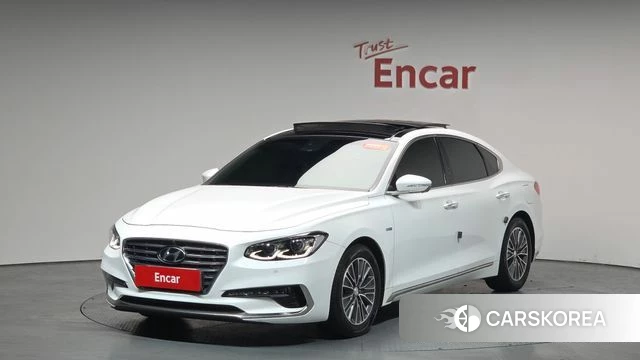 Hyundai Grandeur IG Hybrid 2018 Белый из Кореи