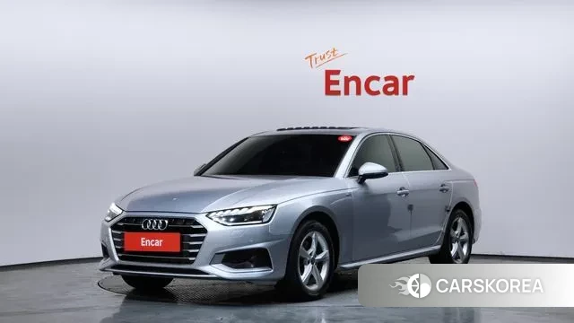 Audi A4 (B9) 2021 Серебряный из Кореи