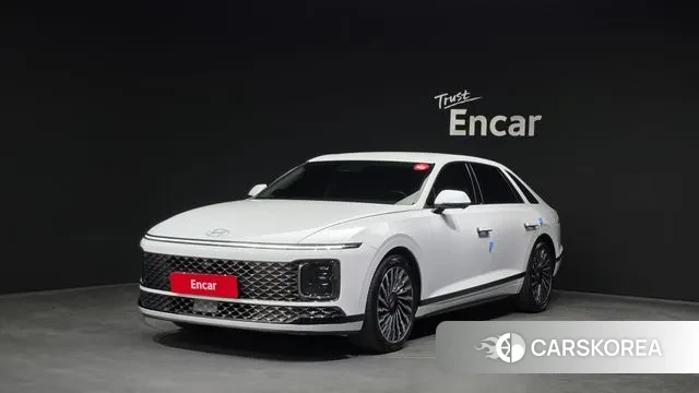 Hyundai Grandeur Hybrid (GN7) 2024 Белый из Кореи