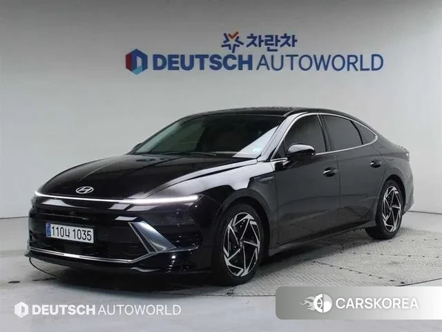 Hyundai Sonata D Edge Hybrid (DN8) 2023 Черный из Кореи