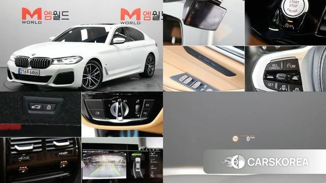 BMW 5 Series (G30) 2022 Белый из Кореи