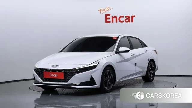 Hyundai Avante (CN7) 2020 Белый из Кореи