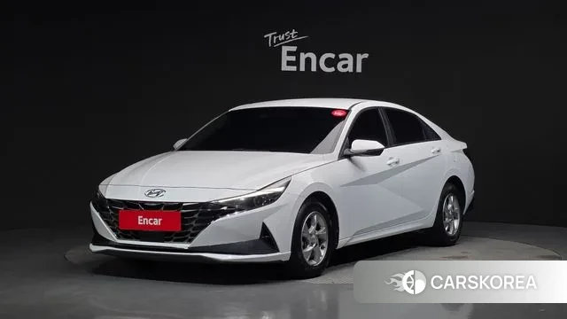 Hyundai Avante (CN7) 2020 Белый из Кореи