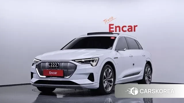 Audi e-Tron 2020 Белый из Кореи