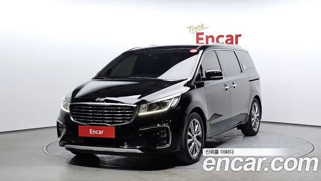 Kia The New Carnival 2018 Черный из Кореи