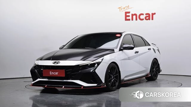 Hyundai Avante (CN7) 2022 Белый из Кореи