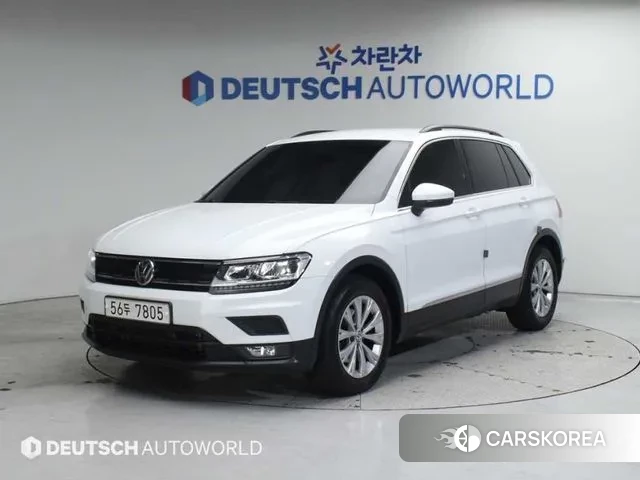Volkswagen Tiguan second Generation 2018 Белый из Кореи