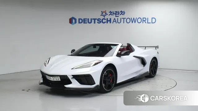 Chevrolet Corvette 2021 Белый из Кореи