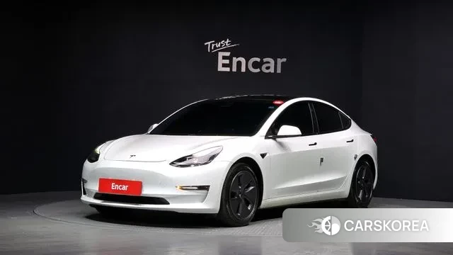 Tesla Model 3 2021 Белый из Кореи