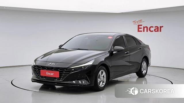 Hyundai Avante (CN7) 2022 Черный из Кореи