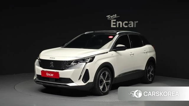 Peugeot 3008 second generation 2021 Белый из Кореи