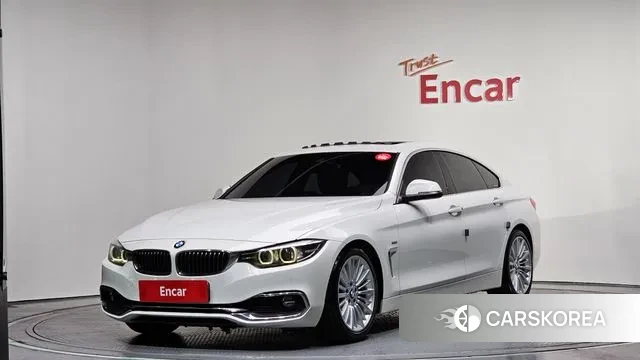 BMW 4 Series (F32) 2018 Белый из Кореи
