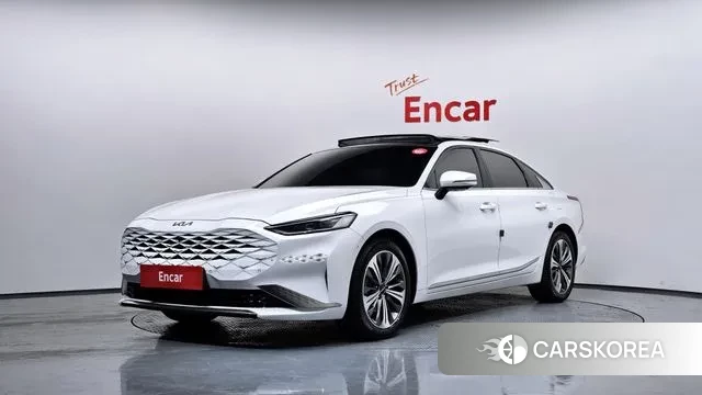 Kia K8 Hybrid 2023 Белый из Кореи